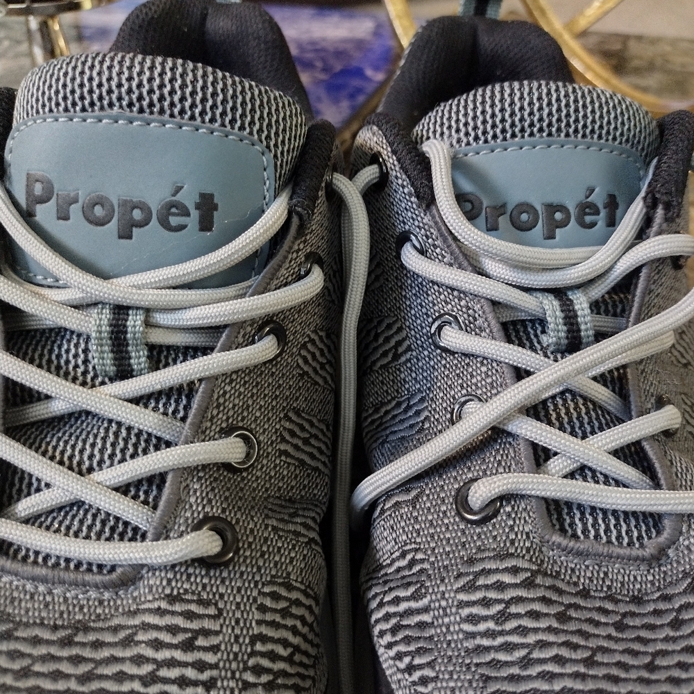 Propet Gray Textured Sneakers